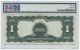 (2) 1899 $1 Silver Certificates - Black Eagle - Consecutive Pair - Pmg 58 (epq) Large Size Notes photo 2