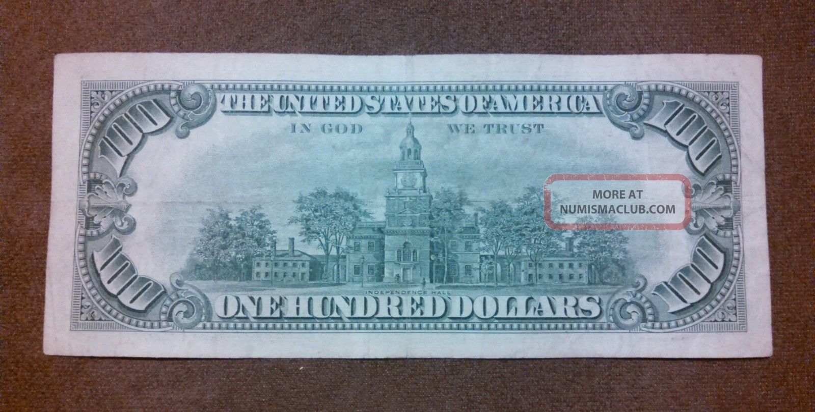 Rare 1966a $100 Dollar Bill U S Note Red Seal Old Paper Money Us