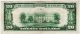 Depression Era 1929 Emergency Small Federal Reserve $20 Note From Philadelphia Small Size Notes photo 1