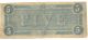 Confederate $5.  00 Richmond Note - Hand Signed - Dated February 17,  1864 Authentic Paper Money: US photo 1