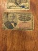 Civil War Era Fractional Currency.  Twenty Five Cents And 5 Cent. Paper Money: US photo 2