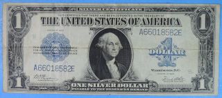 1923 $1 U.  S.  Large Size Silver Certificate Blue Seal Note Friedberg 238 photo