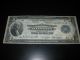 1918 $1 Large National Currency Note Circulated 