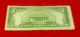 Us 1950a $5 Lime Green Seal Note - Circulated - Off Center Small Size Notes photo 1