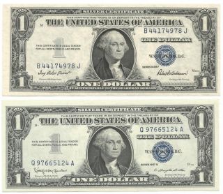 2pc Crisp Uncirculated Pair With & Without 