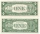 2pc Crisp Uncirculated Pair With & Without 