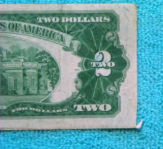 1953a Butterfly Error $2 Star Red Seal Note Two Dollar Bill Cut photo