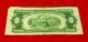Us 1928d $2 Red Seal Note - Circulated Small Size Notes photo 1