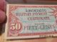 U.  S.  Military Payment Certificate Fifty Cents (50) Series 591 Mpc Unc Rare Paper Money: US photo 2