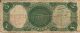 United States 1907 $5 Legal Tender Note Wood Chopper Red Seal Large Size Notes photo 1
