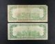 (2) $100 National Currency - - Kansas City & York 1929 Paper Money: US photo 1