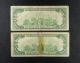 (2) $100 National Currency - - Chicago & Cleveland 1929 Paper Money: US photo 1