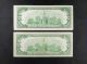 (2) $100 National Currency - - Kansas City & Minneapolis 1929 Paper Money: US photo 1