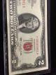 1963 $2 United States Note Unc Star Ser.  00085881a Small Size Notes photo 2