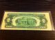 1953 Circulated Two Dollar Bill $2 Red Seal Small Size Notes photo 1