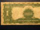 1899 Parker Burke Blue Seal Us $1 Silver Certificate Large Banknote Large Size Notes photo 4