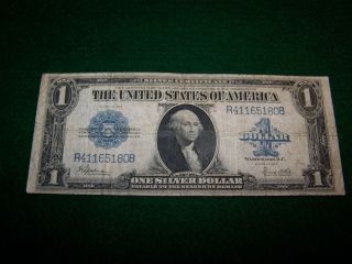 $1 Silver Certificate Large Size Note Speelman & White Series 1923 photo