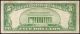 1934 $5 Dollar Bill Vivid Lgs Light Green Seal Federal Reserve Note Vf Currency Small Size Notes photo 3