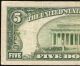1934 D $5 Dollar Bill S/n 0260026 Silver Certificate Blue Seal Note Paper Money Small Size Notes photo 3