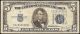 1934 D $5 Dollar Bill S/n 0260026 Silver Certificate Blue Seal Note Paper Money Small Size Notes photo 5