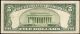 1934 D $5 Dollar Bill S/n 0260026 Silver Certificate Blue Seal Note Paper Money Small Size Notes photo 6