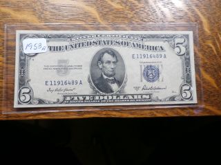 Series Of 1953 - A $5 Silver Certificate photo