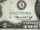 2 - 1976 Uncirculated,  Consecutive Two Dollar Bills / Boston/crisp Small Size Notes photo 1
