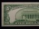 1928 B $5 Dollar United States Paper Note Au - Unc Small Size Notes photo 4