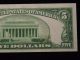 1928 B $5 Dollar United States Paper Note Au - Unc Small Size Notes photo 5