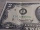 2 Dollar Bill - Series 1976 District I Circulated But In M20 Small Size Notes photo 2