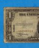 Hawaii Star Note 1935a $1 Silver Certificate / Wwii Currency Small Size Notes photo 2