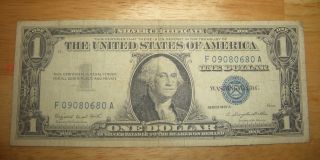 1957 A - $1.  00 Silver Certificate - - photo