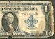 1923 Large Silver Certificate One Dollar Bill Blue Seal Note Bill Large Size Notes photo 2