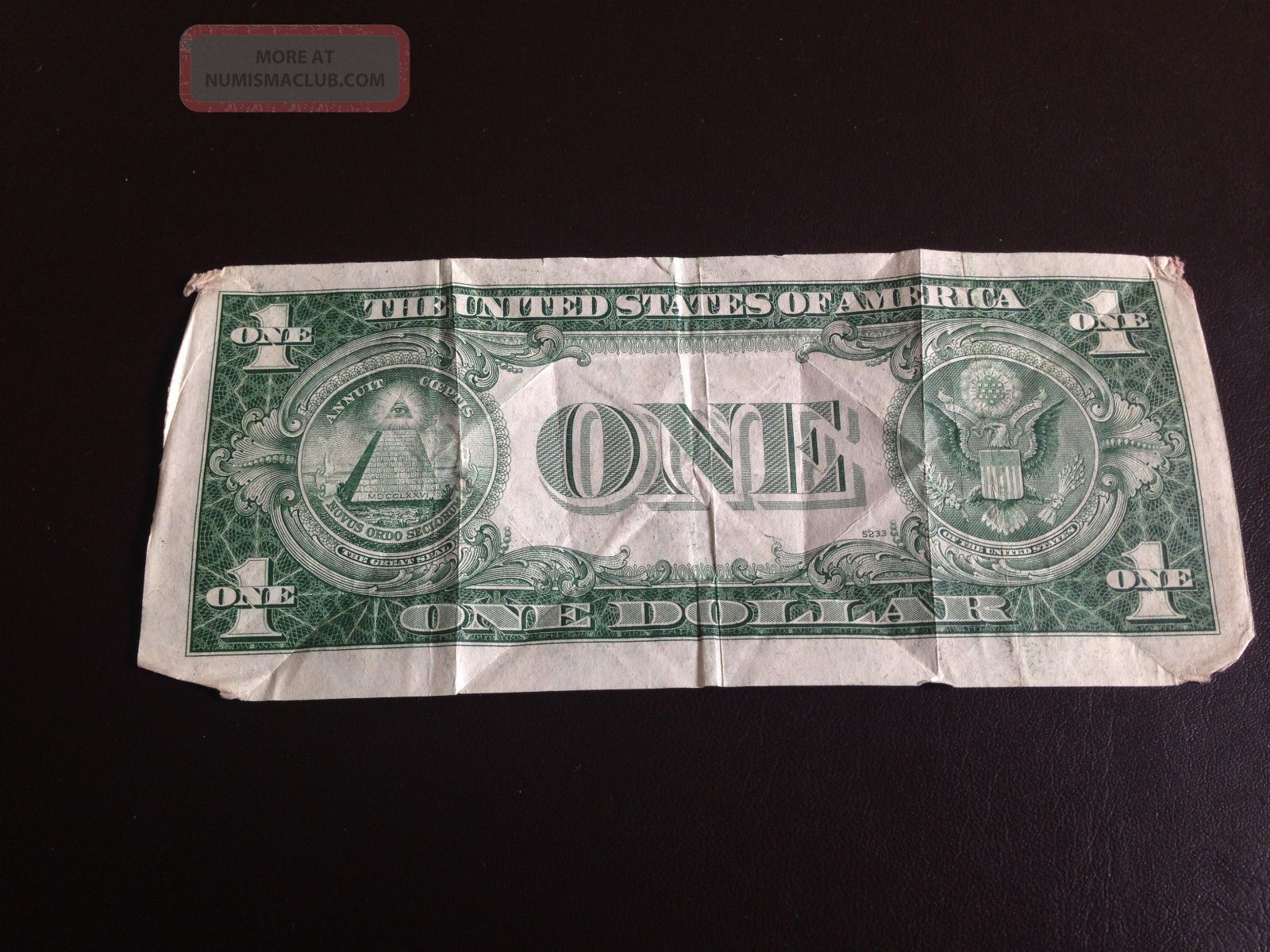 Us 1 Dollar Bill 1935d Silver Certificate Blue Seal Pay Bearer On