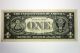 Up Is One 1969c Insufficient Ink Obverse Error Federal Reserve Note Cu Paper Money: US photo 11