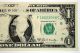 Up Is One 1969c Insufficient Ink Obverse Error Federal Reserve Note Cu Paper Money: US photo 3