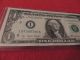 1977 Backwards Overprint (error) One Dollar Bill Near Paper Money: US photo 3