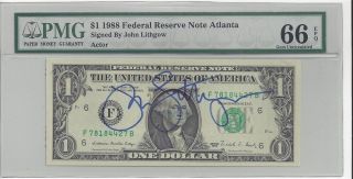 John Lithgow,  Actor - Signed Currency Graded By Paper Money Guaranty photo