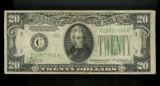 $20 1934 Philadelphia Mule Vf photo