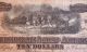Confederate States $10 Dollar Bill,  Civil War/,  T - 68 / 15816 Paper Money: US photo 2