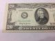 1950 E $20 Dollar Bill Shift Error Crisp Note Paper Money: US photo 1