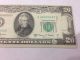 1950 E $20 Dollar Bill Shift Error Crisp Note Paper Money: US photo 2