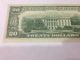 1950 E $20 Dollar Bill Shift Error Crisp Note Paper Money: US photo 4