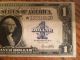 1923 Star $1 Silver Certificate Speelman/white Large Size Notes photo 2
