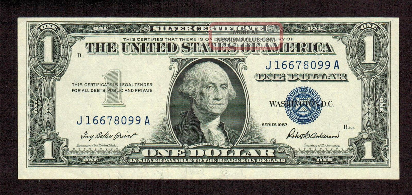 1957 1 Silver Certificate Choice Au More Currency 4