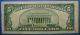 1934 - C Series $5.  00 Silver Certificate - Circulated Blue Seal Small Size Notes photo 1