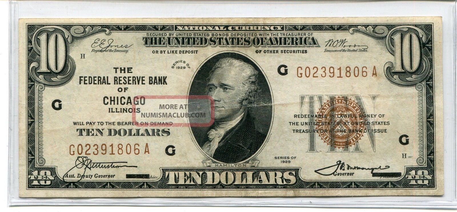 1929 $10 