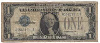 Series 1928 D $1 Silver Certificate Rare Very Good photo