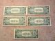 Us Currency (5) 1935 $1 Silver Certificates 2g & 3e Series,  Old Paper Money Small Size Notes photo 1