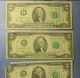 U.  S.  Two Dollar Paper Bills Total Of 6 = 1976 (4) & 1995 (2) Paper Money: US photo 5